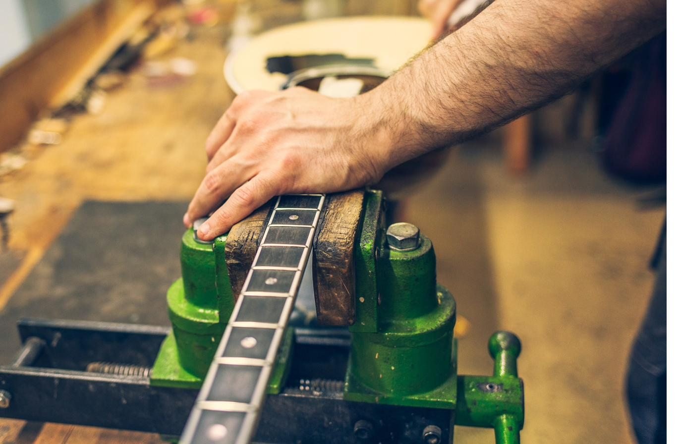 Luthier at work